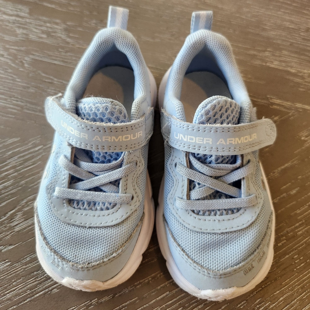 Under Armour Kids' Light Blue Athletic Sneakers
